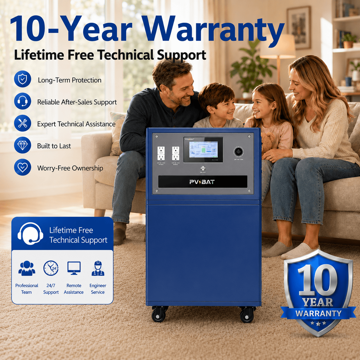 TIGER-T4-72 24kWh All-in-One Mobile Energy Storage System | for Home Backup, Solar Storage & Off-Grid Power