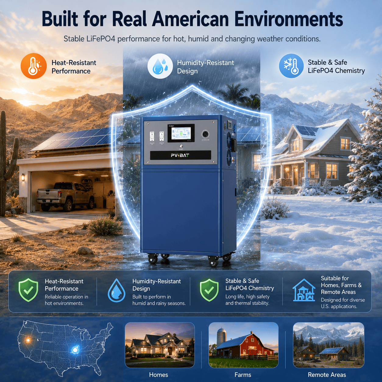 TIGER-T4-72 24kWh All-in-One Mobile Energy Storage System | for Home Backup, Solar Storage & Off-Grid Power