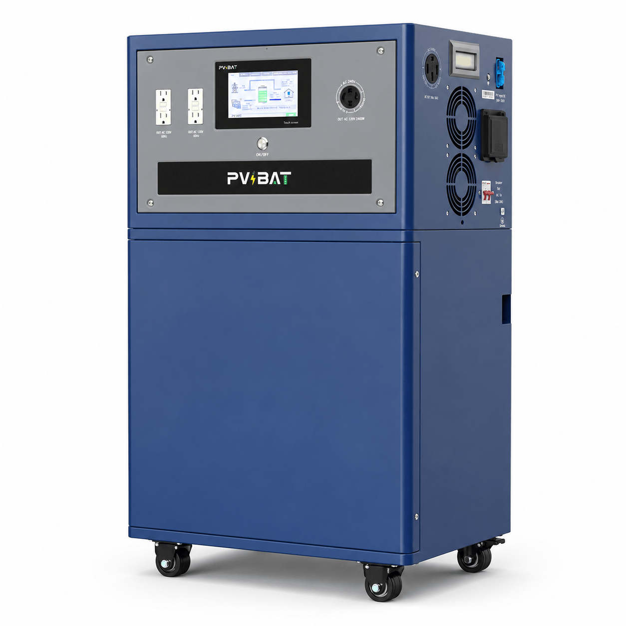TIGER-T4-72 24kWh All-in-One Mobile Energy Storage System | for Home Backup, Solar Storage & Off-Grid Power