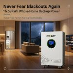 pvbat 16.5kwh lifepo4 storage battery