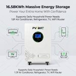 pvbat 16.5kwh lifepo4 storage battery