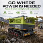 All-terrain portable power station for construction sites and emergency power
