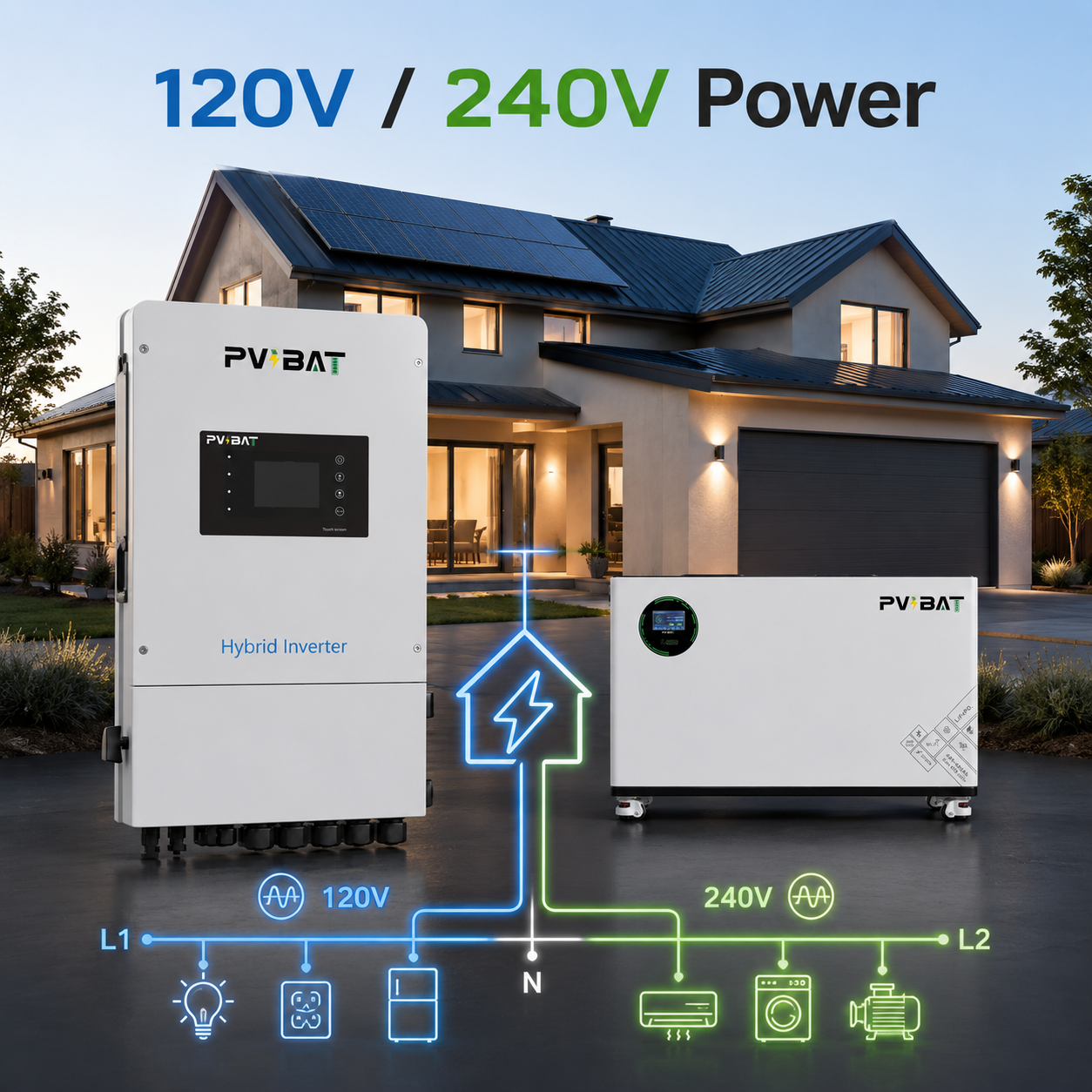 U.S. Homes with 120V/240V Split-Phase Power: Essential Knowledge for Choosing a Battery Storage System—Otherwise, Your Devices Won’t Run