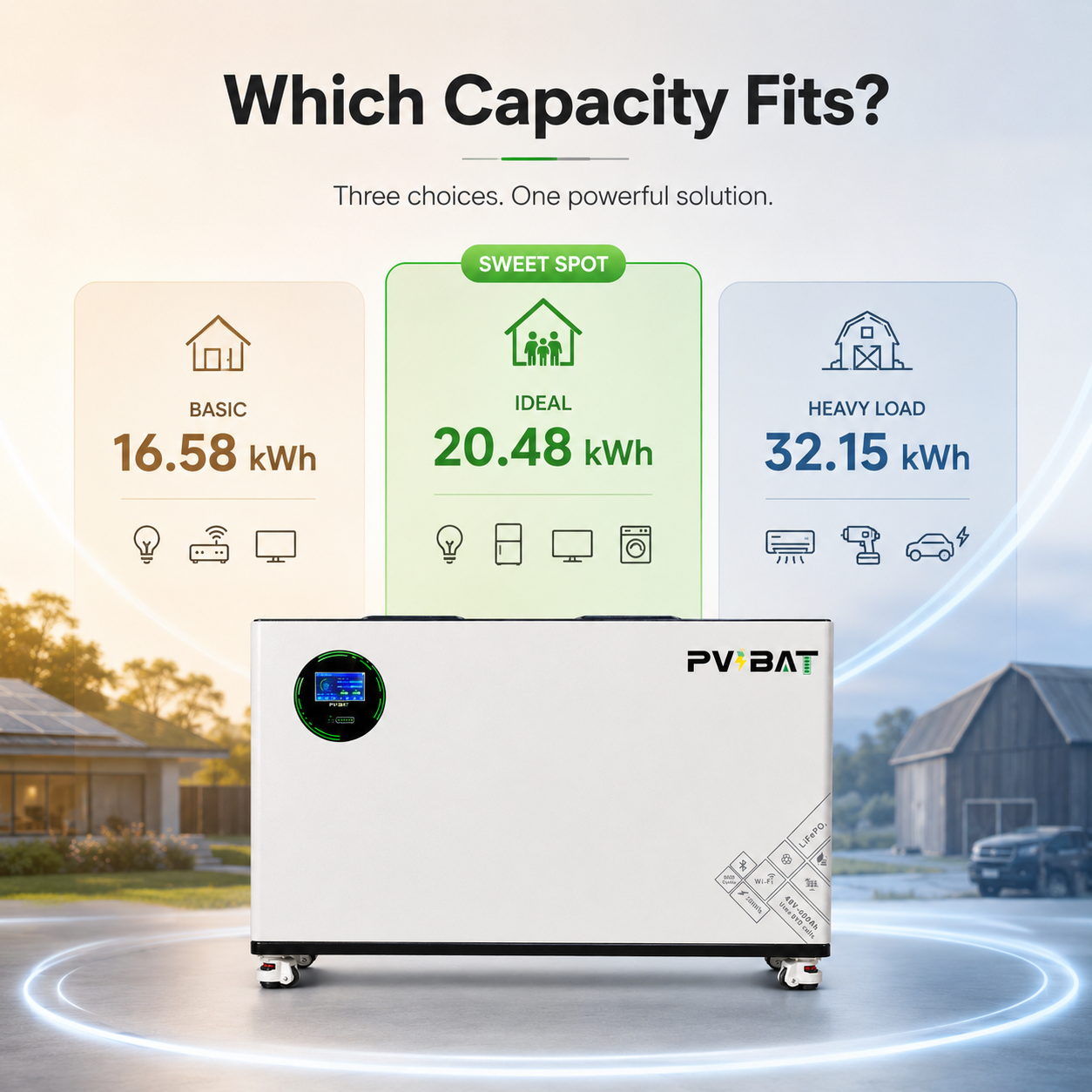 What's the difference between 16.58 kWh, 20.48 kWh, and 32.15 kWh Don't just buy anything