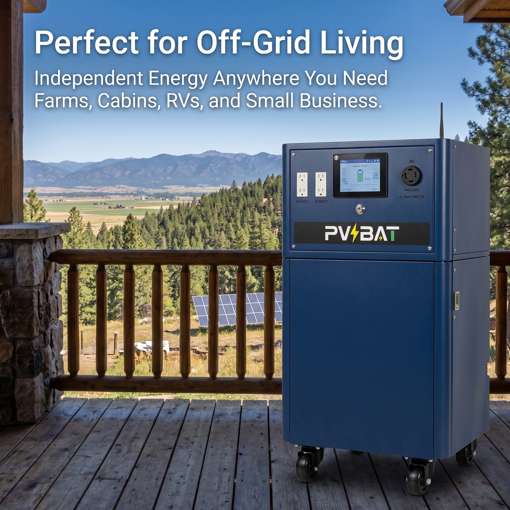 pvbat tiger t4 72 24kwh all in one portable power station