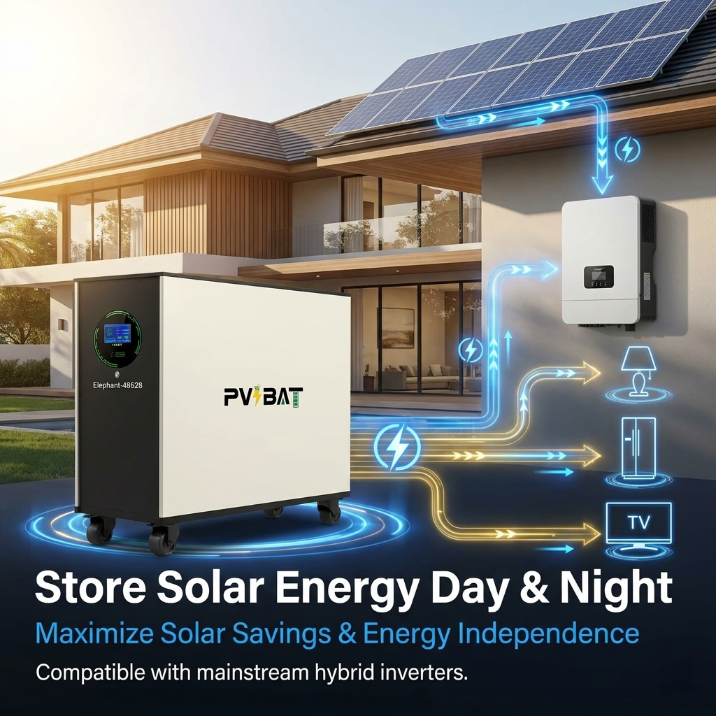 elephant 48628 32.15kwh lifepo4 solar battery