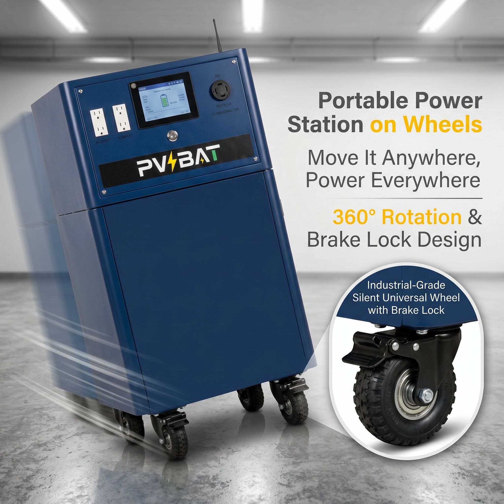 pvbat tiger t4 72 24kwh all in one portable power station