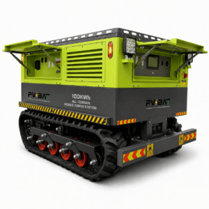 KOMODO-72 100kWh All-Terrain Mobile Power Station | 18kW Inverter | Solar Charging & 11kW CCS1 EV Charging