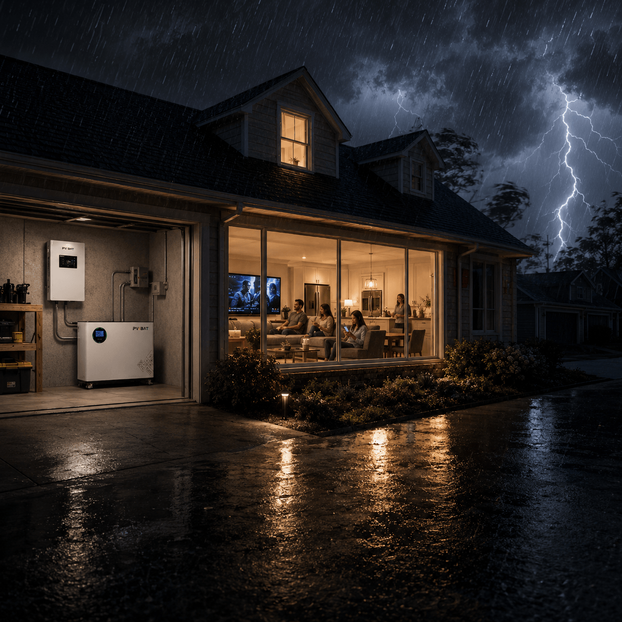 20.48kWh LiFePO4 Battery Module | 51.2V 400Ah Wall-Mounted Solar Battery Storage System