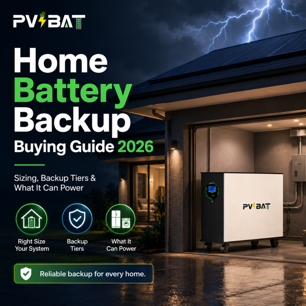 Home Battery Backup Buying Guide 2026 Sizing, Costs & Backup Tiers