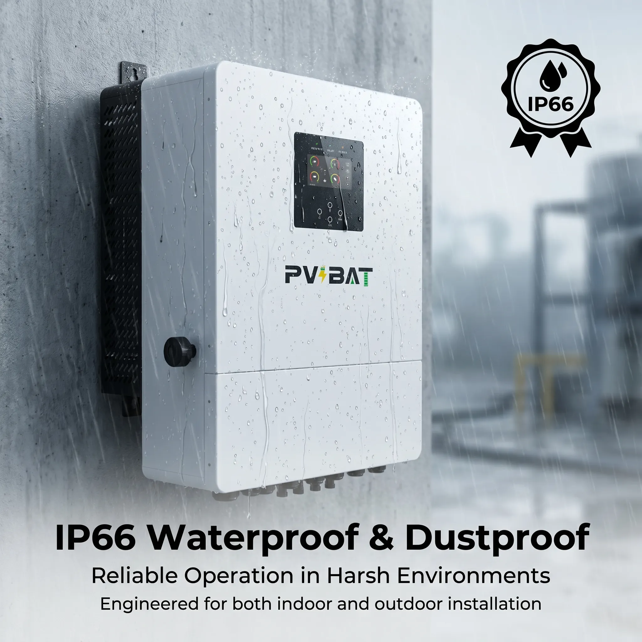 PVBAT L2P G2 IP66 12kW Split Phase Hybrid On/Off-Grid Energy Storage Inverter