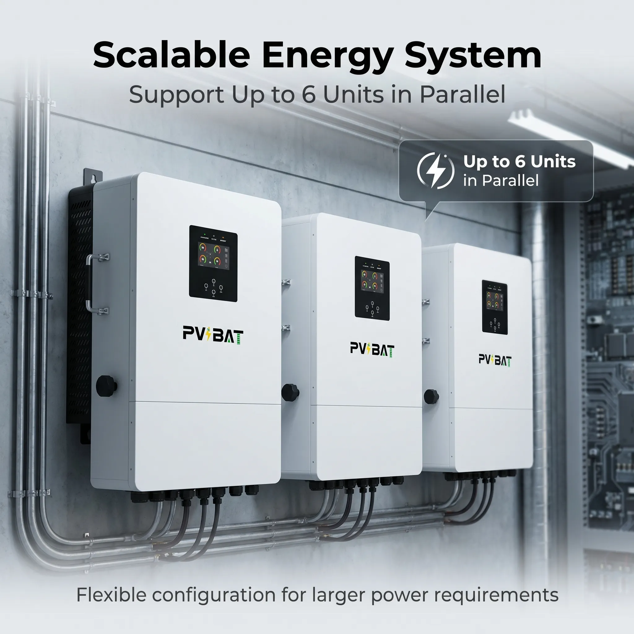 PVBAT L2P G2 IP66 12kW Split Phase Hybrid On/Off-Grid Energy Storage Inverter