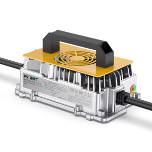 QA1250E Series Smart Battery Charger | 24V 30A / 48V 25A / 72V 15A | 100–240V AC Input | IP65 Die-Cast Aluminum | CAN BUS